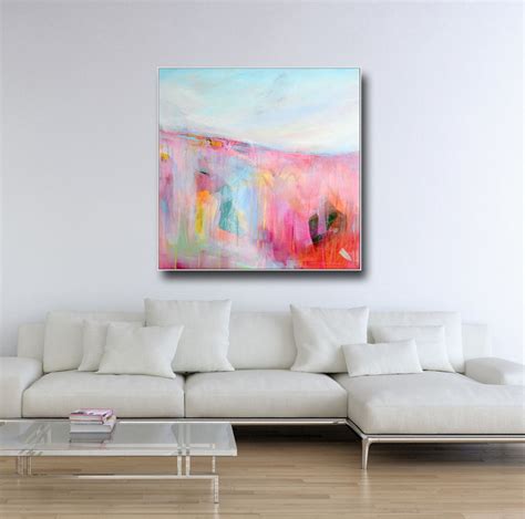 Large Wall Art Landscape Canvas Giclee Print From Painting Abstract