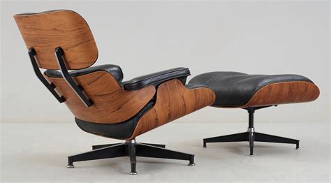 A Charles And Ray Eames Lounge Chair And Ottoman Herman Miller Usa