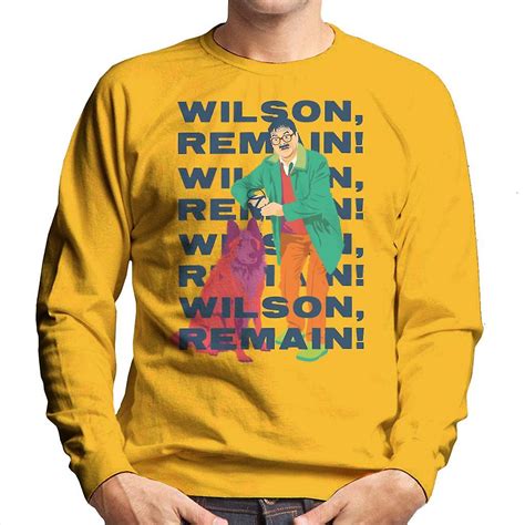 The channel 4 jewish suburban sitcom but one familiar face has been missing after wilson, the pet pooch of the goodmans' strange neighbour jim, was surprisingly written out at the end of season five. Friday Night Dinner Wilson Remain Men's Sweatshirt | Fruugo US
