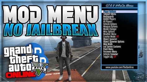 Blunt for his trainer' ecb2 for the menu *boubovirus, converted it to french* and credit to anyone else who made the mods in the set common.rpf file! GTA 5 MOD MENU PS4 1.40*| DominicanCodYT - YouTube