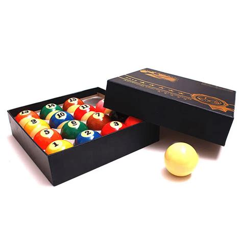 Xmlivet New Original Xinkang 572mm Resin Billiards Pool Balls Complete