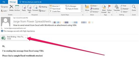 How To Send Email From Excel With Outlook Using Vba Tutorial And Examples
