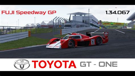 Assetto Corsa Ultimate Edition Toyota GT One Fuji Hot Lap YouTube