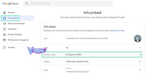 2 Cara Mengganti Tanggal Lahir Akun Google Saya Di HP Dan Laptop