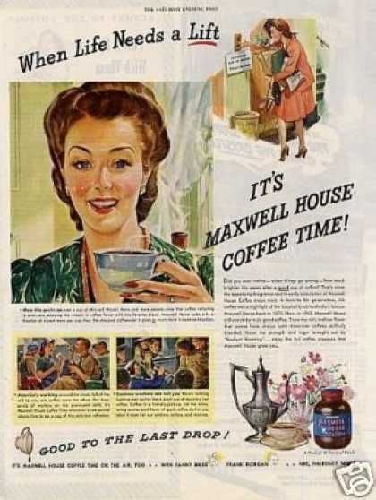Vintage Ephemera Vintage Ads Vintage Advertisements Maxwell House