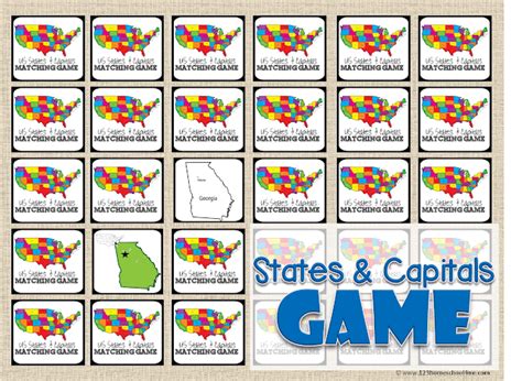 Free State Capitals Game States Capitals How To Memorize Things