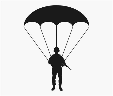 Paratrooper Soldier Combatant Paratrooper Clipart Hd Png Download