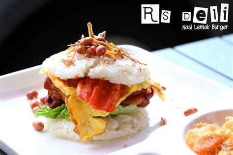 Celebrate malaysians' love for nasi lemak with the new nasi lemak burger!…» RS Deli - Have you tried Nasi Lemak Burger? - Miss Tam ...