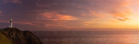 Image Of Byron Bay Lighthouse An Sunrise Austockphoto