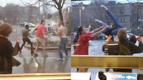 video showing horrific bare knuckle fight at montreal s lionel groulx metro station mtl blog