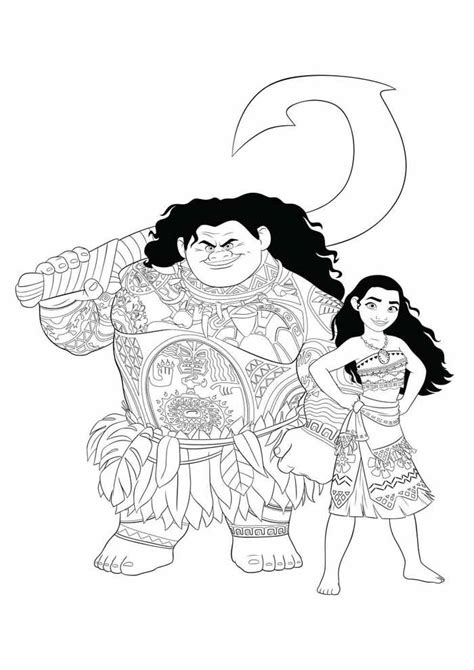 Desenhos Da Moana Para Colorir