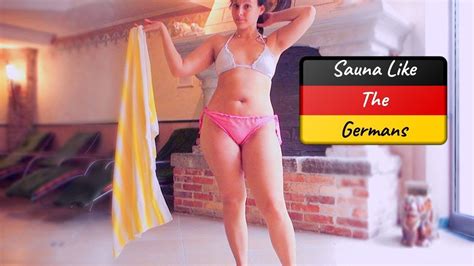 German Sauna Culture American Living In Germany Youtube