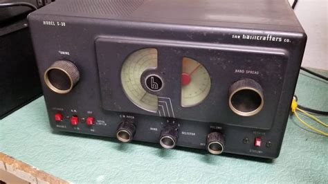 Hallicrafters S-38 Receiver - YouTube
