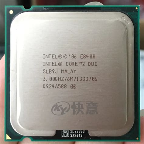 Processador Intel Core 2 Duo E8400 Dual Core 30ghz Fsb 1333mhz Soquete