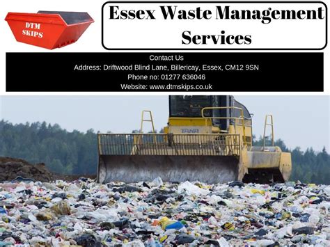 Essex Waste Management Services Waste Management Services Essex