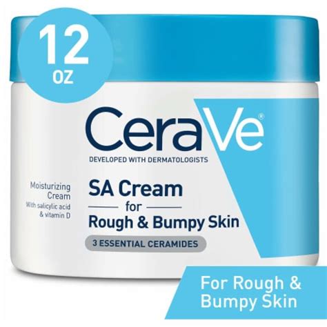 Cerave Salicylic Acid Rough And Bumpy Skin Moisturizing Cream 12 Oz