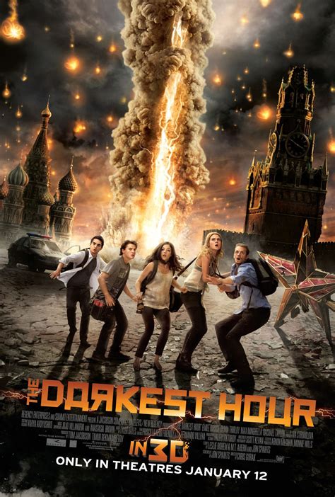 Emile hirsch, olivia thirlby, max minghella and others. The Darkest Hour (#3 of 4): Mega Sized Movie Poster Image ...
