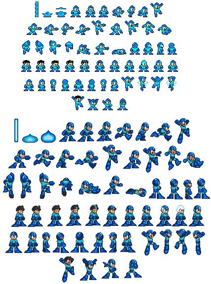 Megaman Pixel Art Sprite Before And After Sprite Desenho Animação