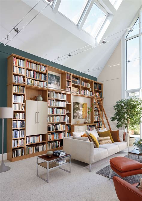 Oak Library And Living Room Furniture Neville Johnson