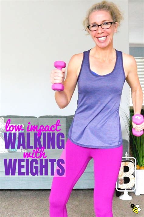 20 Minute Low Impact Walking With Weights Workout For Women Over 50 ⚡️