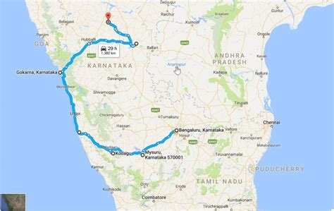 Roads, highways, streets and buildings on satellite photos. How to Plan a Two Week Road Trip in Karnataka - Photography by Pratap J