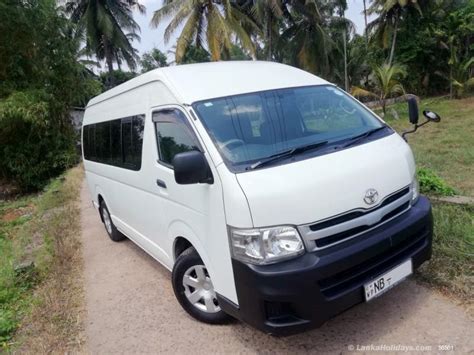 Sri Lanka Van Rentalshire Kdh Vans For Hires