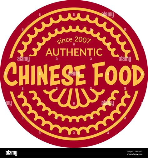 Chinese Food Authentic Dishes Of Oriental Country Stock Vector Image