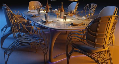 Max Futuristic Dining Table