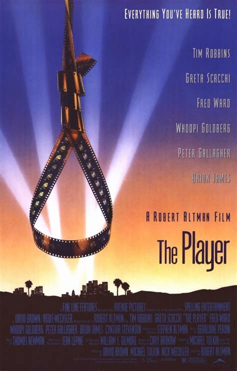 Put in your favorite quote from a movie, and it'll find the movie and the exact time it appears in the movie and links just about every player can handle these nowadays, including windows media player, real time player. moviesandsongs365: 2014 Blind Spot Series: The Player (1992)