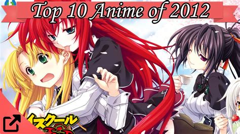 Top 10 Anime of 2012 - YouTube