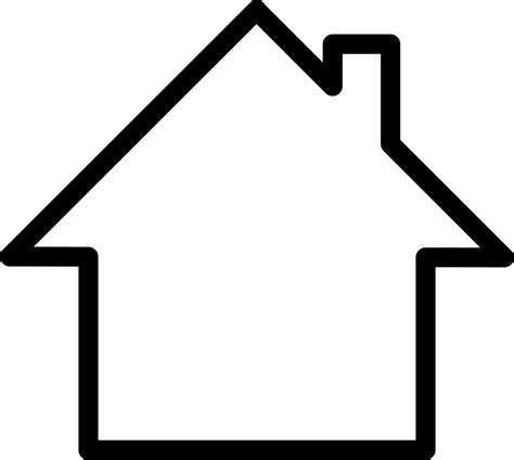 White Home Svg Png Icon Free Download 55175 Onlinewebfontscom