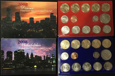 Usa 1382 Dollar 2008 Kursmünzen Denver And Philadelphia Mint Stgl Ma