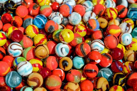 Colourful Glass Marbles By Couleur