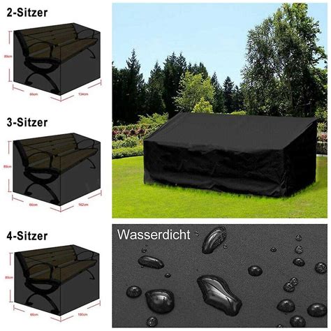190x66x89cm Garden Bench Cover Outdoor Waterproof And Weatherproof