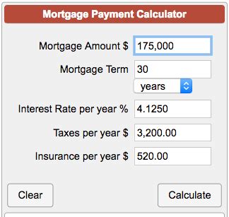 We did not find results for: Mortgage Payment Calculator with Taxes and Insurance