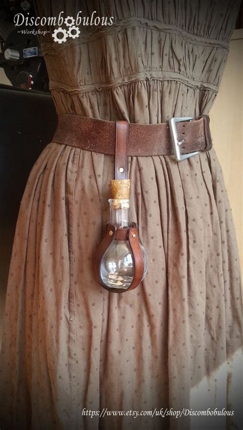 Potion Bottle Belt Hanger Magic Potion Larp Cosplay Etsy Costume