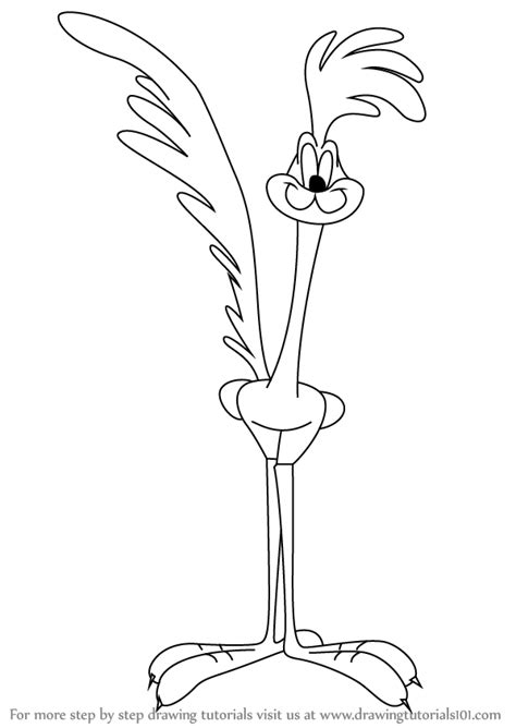 37 easy recipes to become an artist. Learn How to Draw Road Runner from Looney Tunes (Looney ...