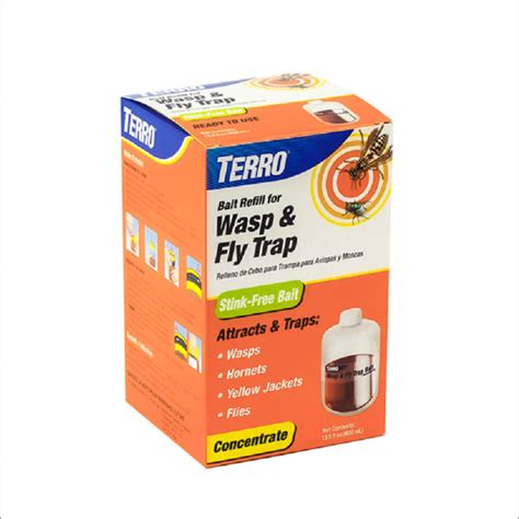 Terro T517 Wasp And Fly Trap Plus Fruit Fly Refill Sherwood Pesticide