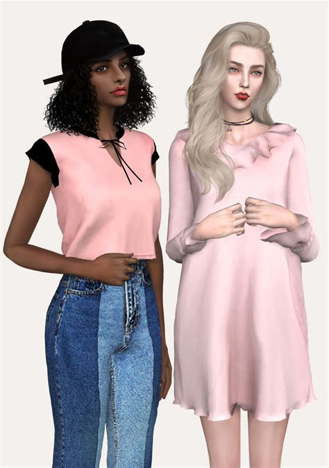 Sims 4 Ccs The Best Clothing By Spectacledchic Sims4 All In One Photos