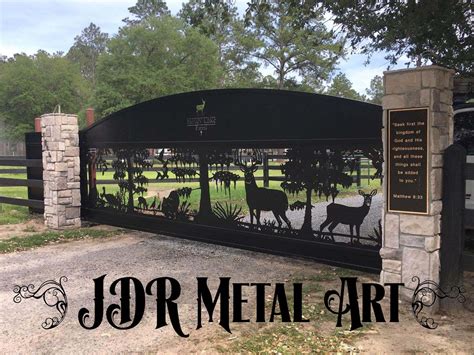 20 Driveway Gates With Wildlife Designs By Jdr Metal Art Custom