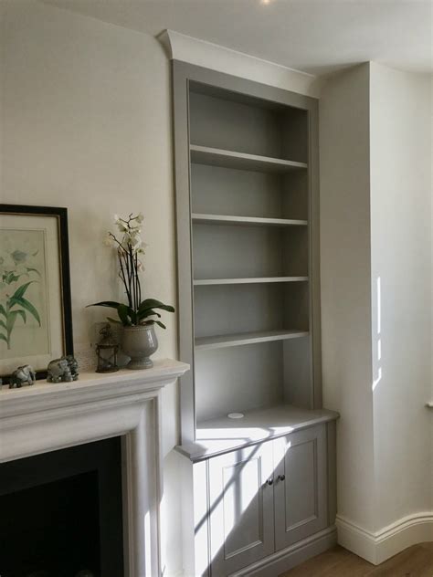 Stylish Classic Alcove Unit In Fulham Alcove Storage Living Room