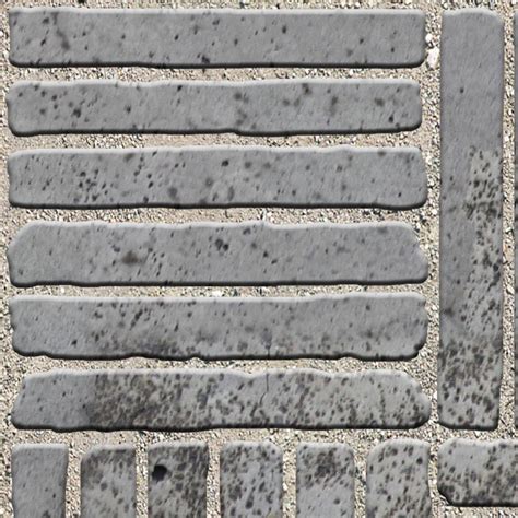 Paving Outdoor Concrete Regular Block Texture Seamless 05784