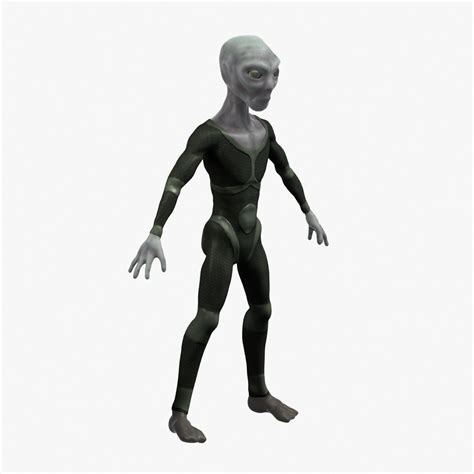 Sci Fi Grey Alien 3d Cgtrader