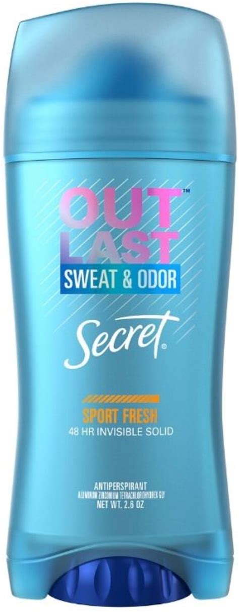 Secret Outlast Antiperspirant And Deodorant Clear Gel Sport Fresh 26 Oz