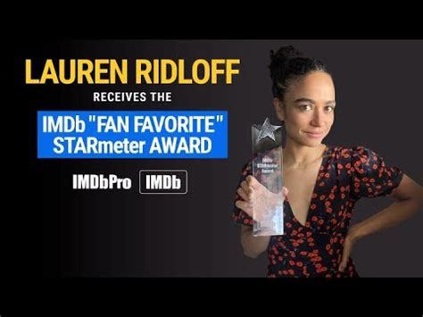 Lauren Ridloff Receives The Imdb Fan Favorite Starmeter Award Youtube
