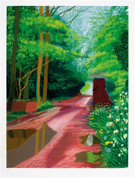 David Hockney The Arrival Of Spring In Woldgate East Yorkshire In