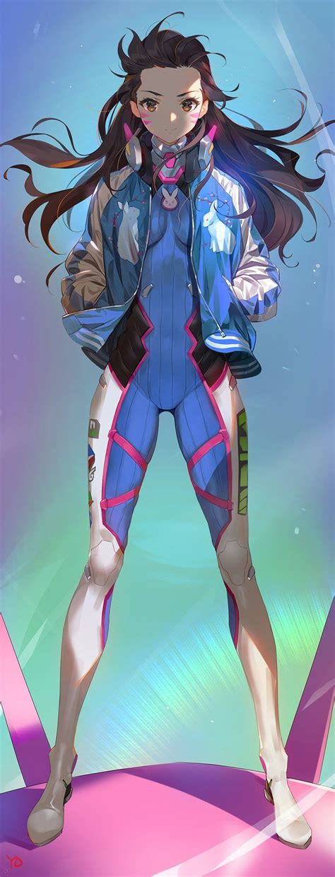 Overwatch Dva By Yang Do Anime Overwatch Character Design