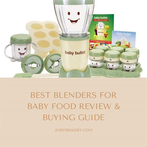 Best Blenders For Baby Food Review And Buying Guide Jodys Bakery