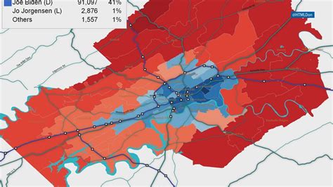 Urban Vs Rural Divide Separates Red From Blue In Knox County—and The Country