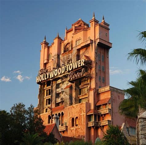 Hollywood Tower Of Terror Ride At Walt Disney World Orlando